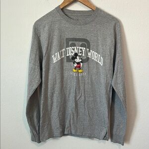 Walt Disney World Gray Long Sleeve T-Shirt